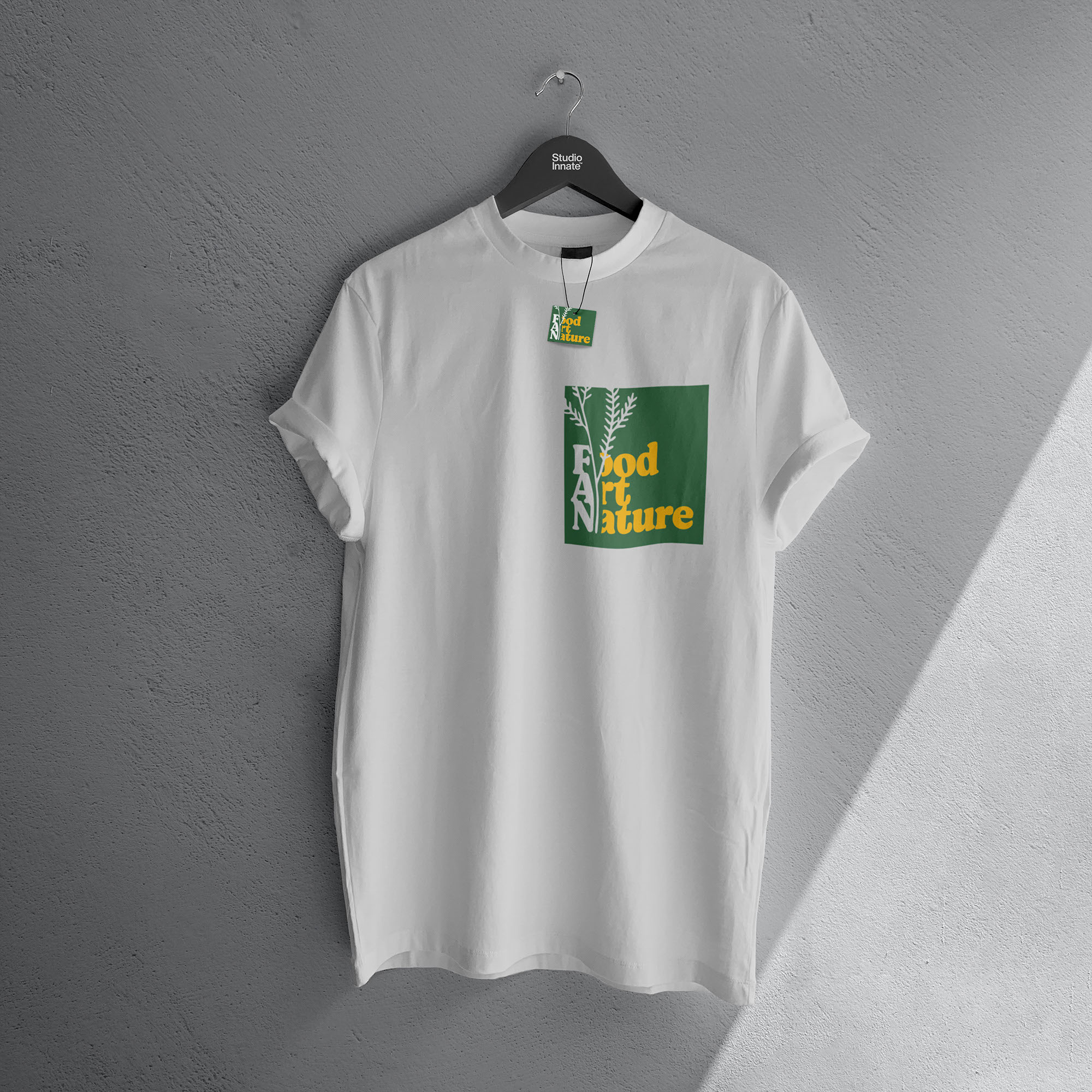 Foodartnature: Branded T-shirt on a hanger