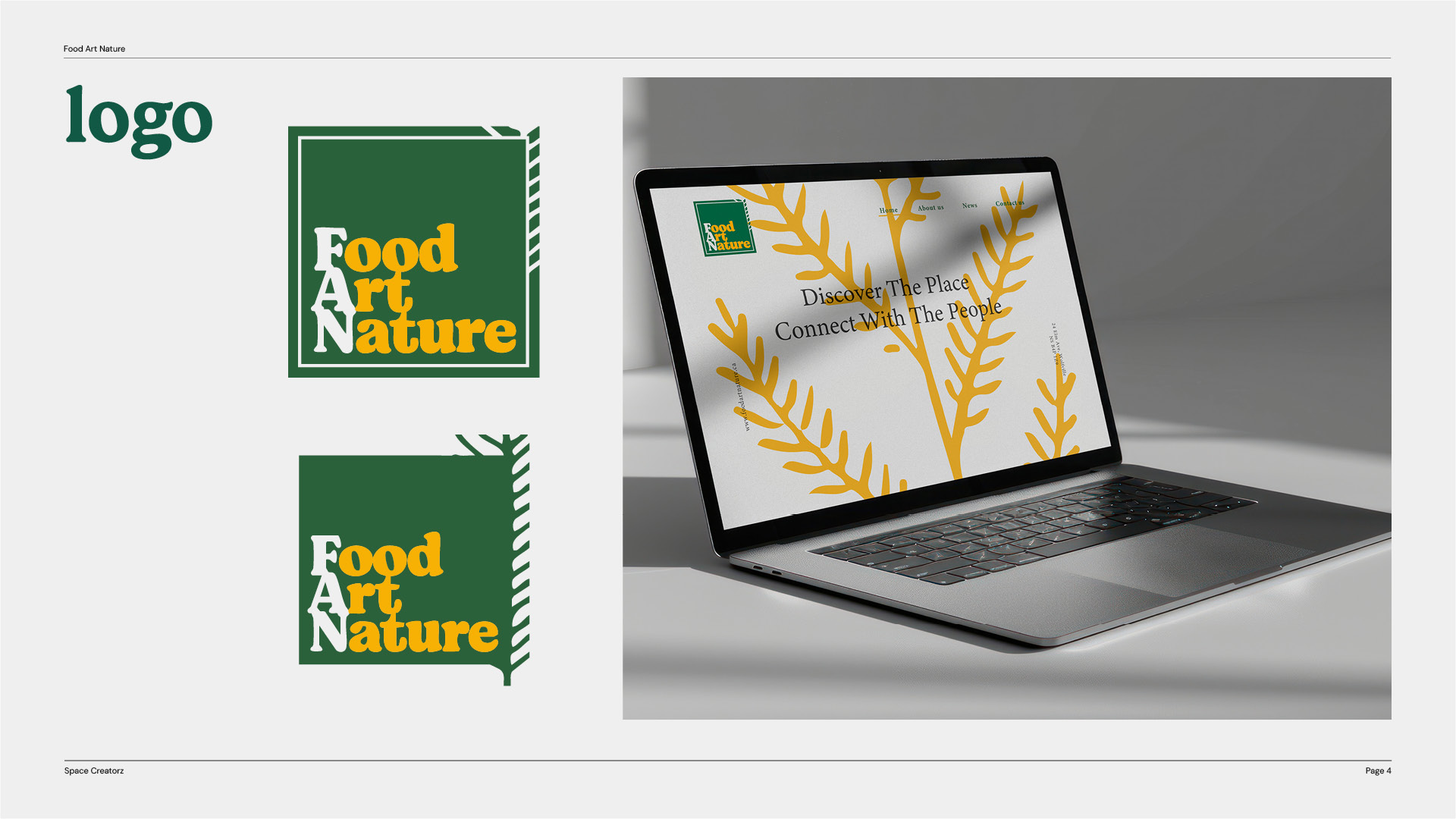 Foodartnature: Brand guidelines sheet 7