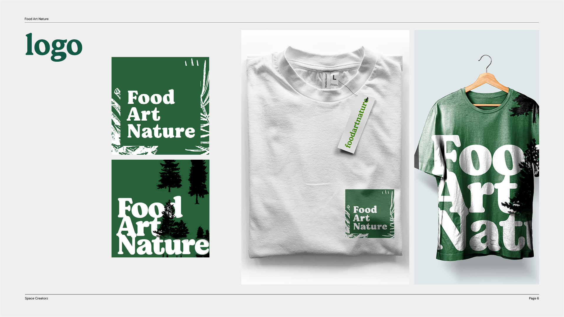 Foodartnature: Brand guidelines sheet 9