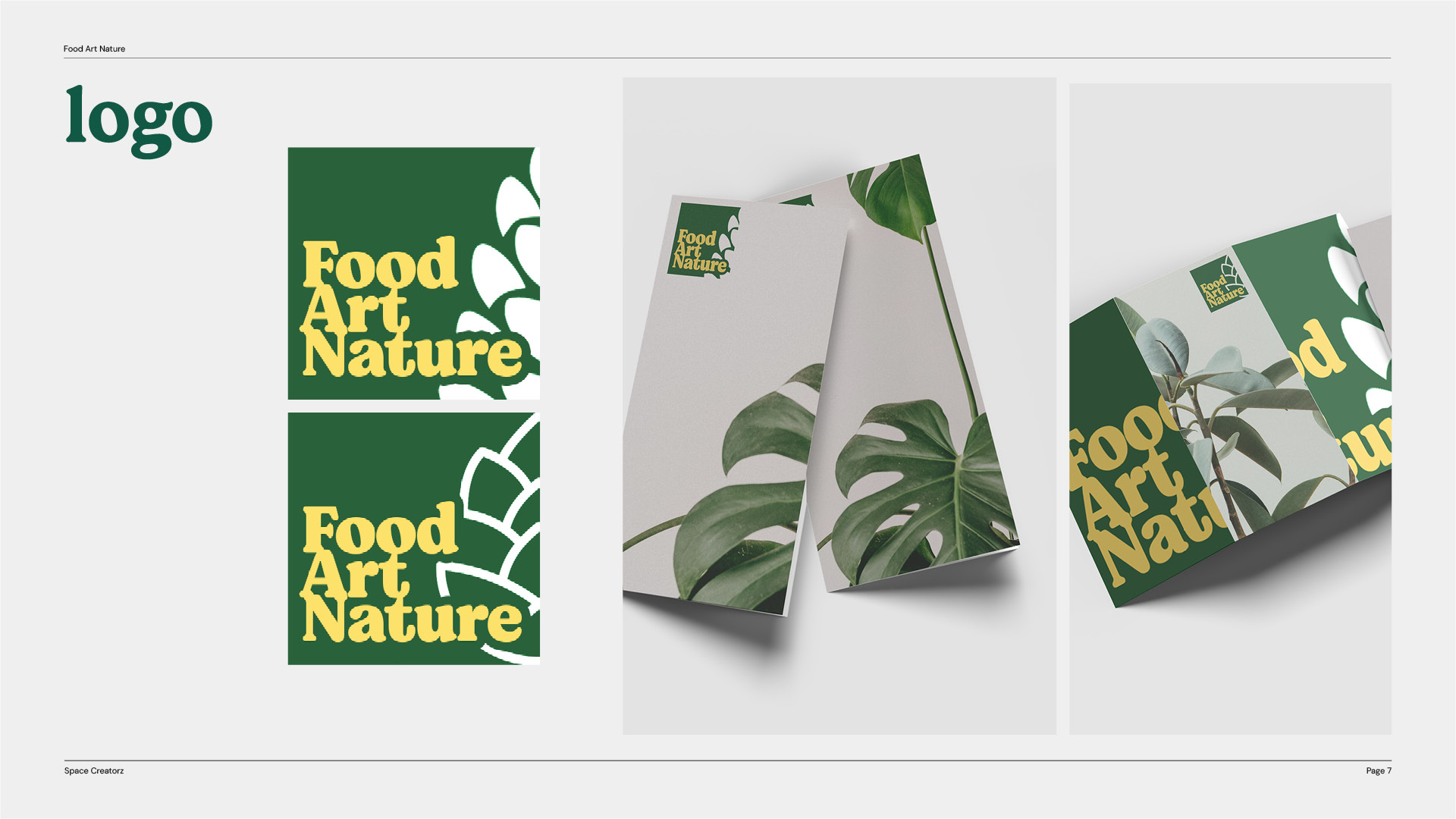 Foodartnature: Brand guidelines sheet 10
