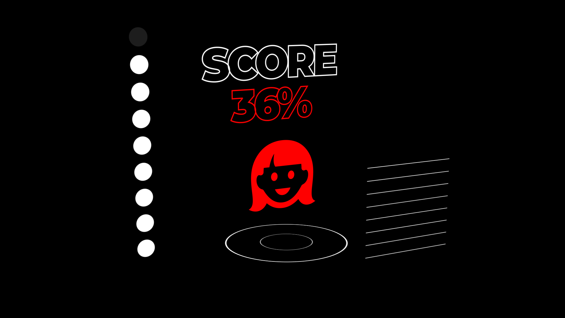 Start Left: Isometric user-score illustration
