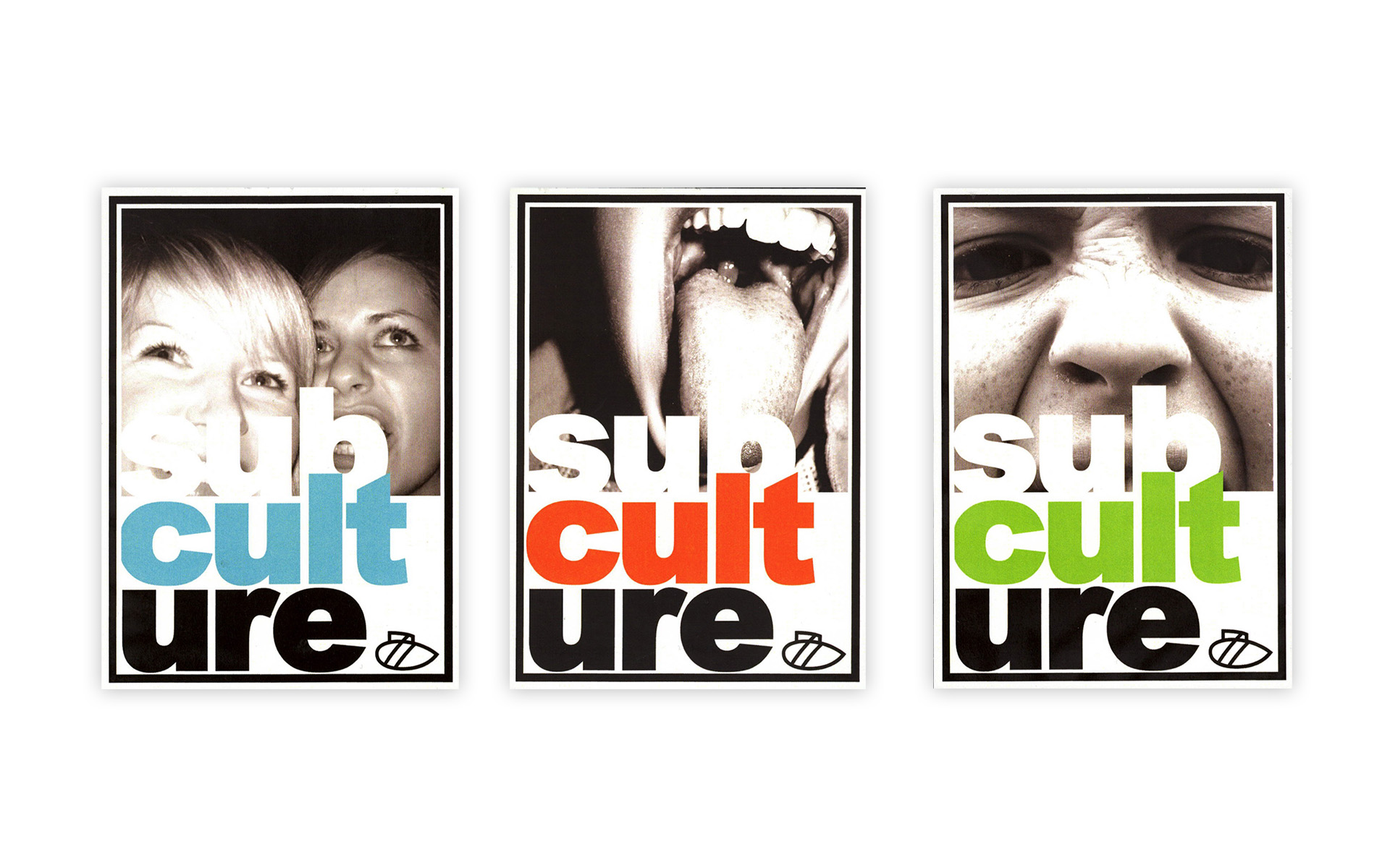 Sub Club: People-themed flyer artwork